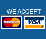 We Accept MasterCard and Visa